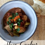 Slow Cooker Tuscan Chicken Stew.