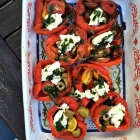 Roasted summer peppers.