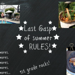 Last gasp of summer RULES!