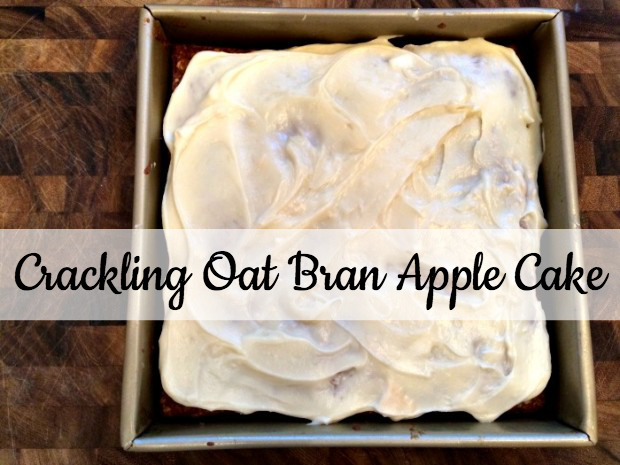 Crackling Oat Bran Apple Cake