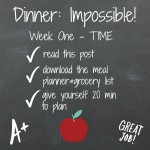 Dinner: Impossible (plus a free gift!)
