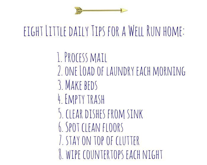 Eight Daily Tips