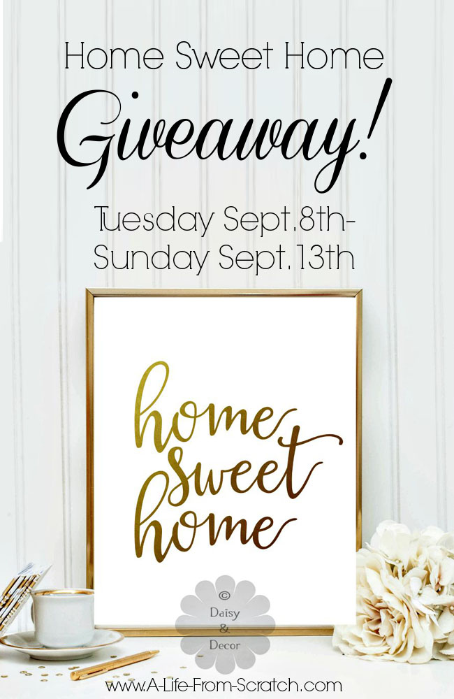 Home Sweet Home Giveaway