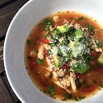 Mexican chicken soup