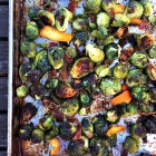 Bacon roasted brussels sprouts