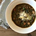 Slow cooker detox lentil soup