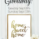 Home Sweet Home – giveaway!