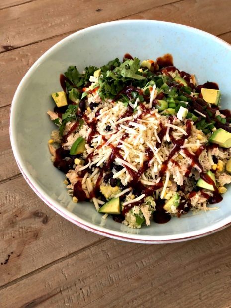 BBQ Chicken Quinoa Salad - A Life From Scratch.